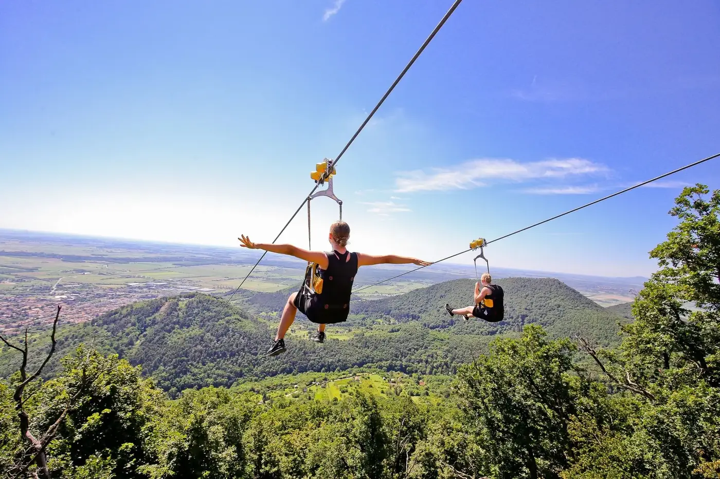 Zipline a Zemplén Kalandparkban